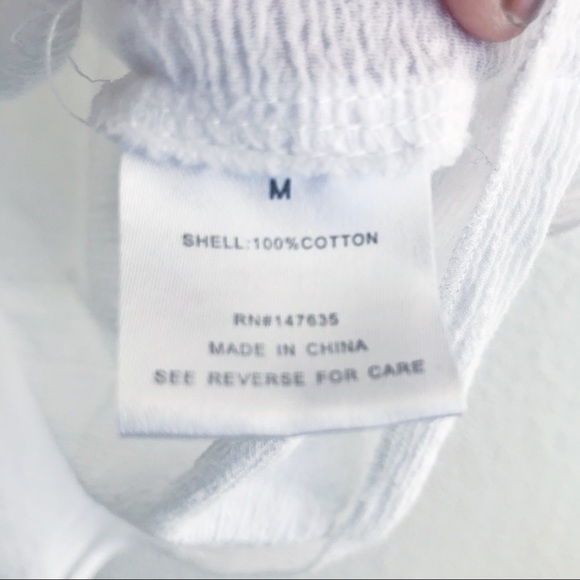 ROMEO JULIET COUTURE White Bell Sleeve Top - Picture 6 of 6